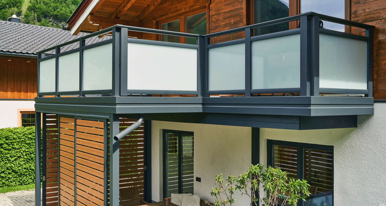 Anbaubalkon mit Stützen Leeb Balkone