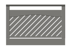 alu balkongelaender arosa rendering