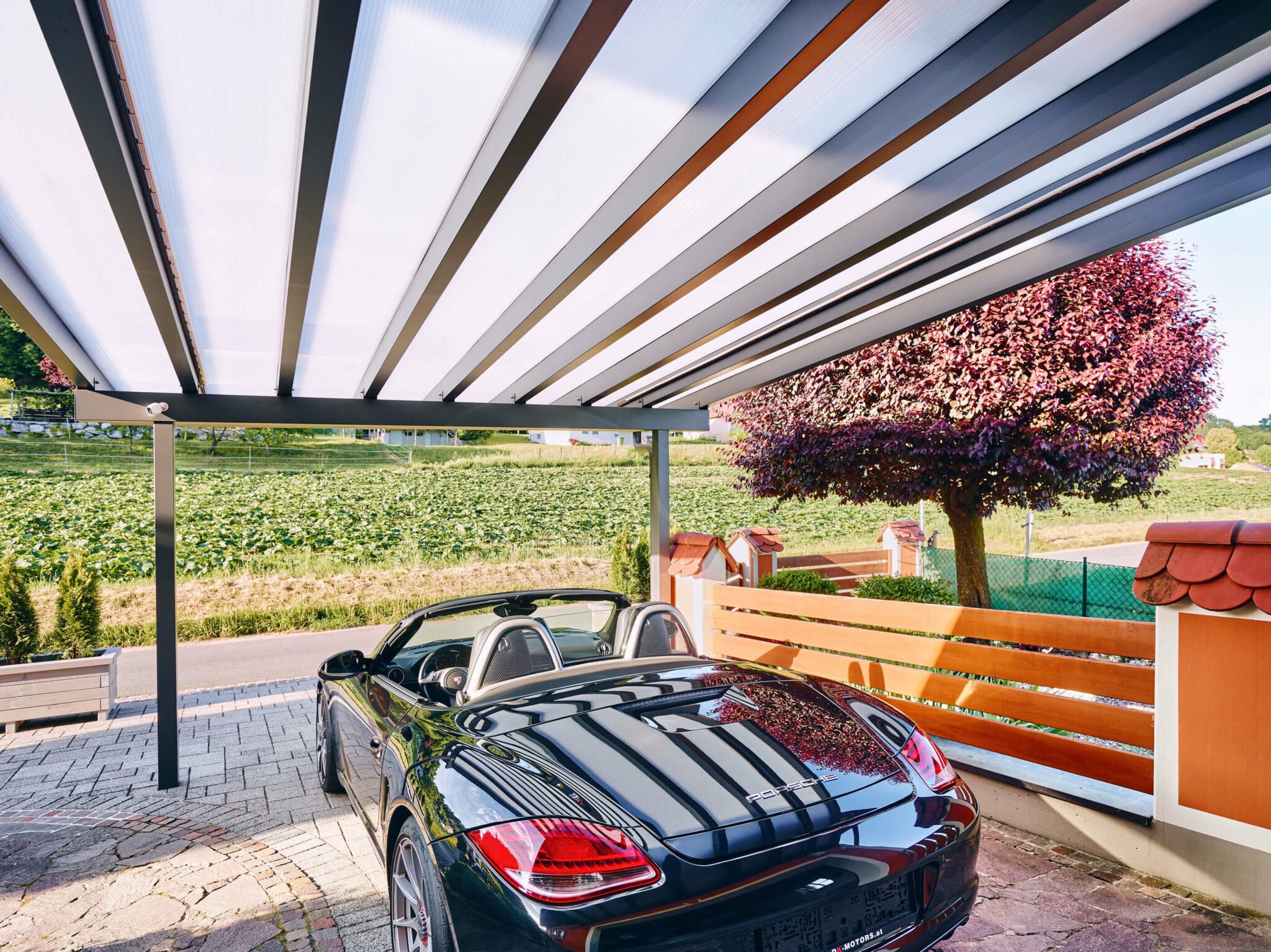 Carport » Aluminium Carports & Doppelcarports - Leeb Balkone