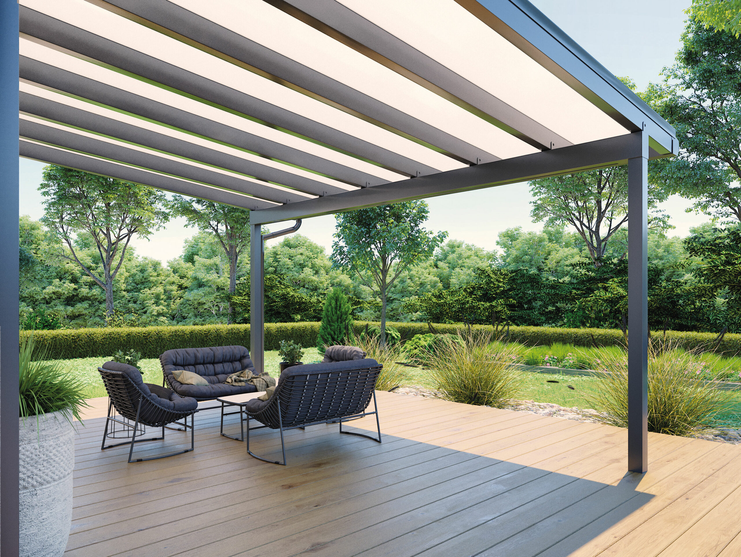 Terrassenbeschattung – Schatten im Aussenbereich